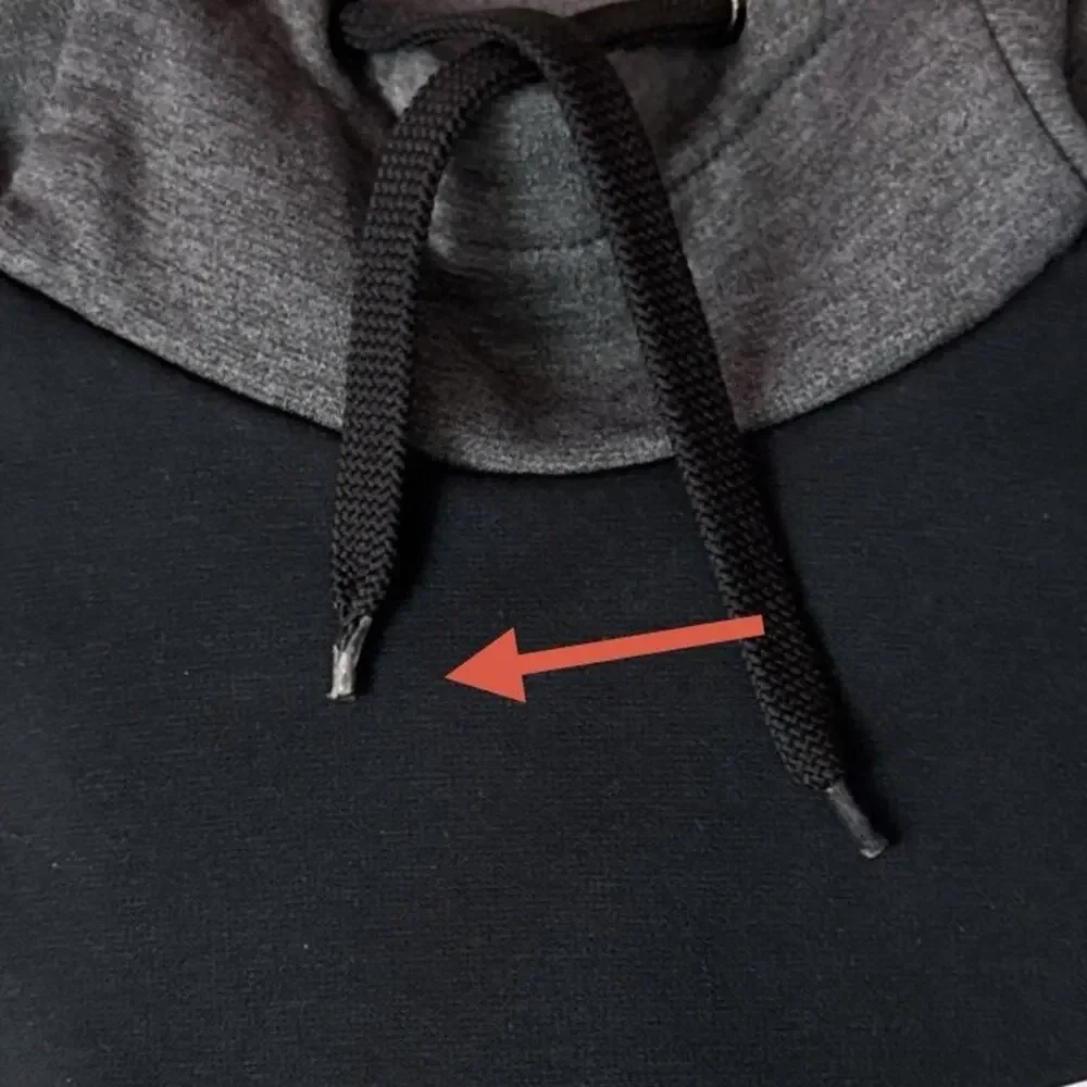 Nike Dri-FIT Hoodie Mens Medium Black Gray Pullover Swoosh Fleece Athletic